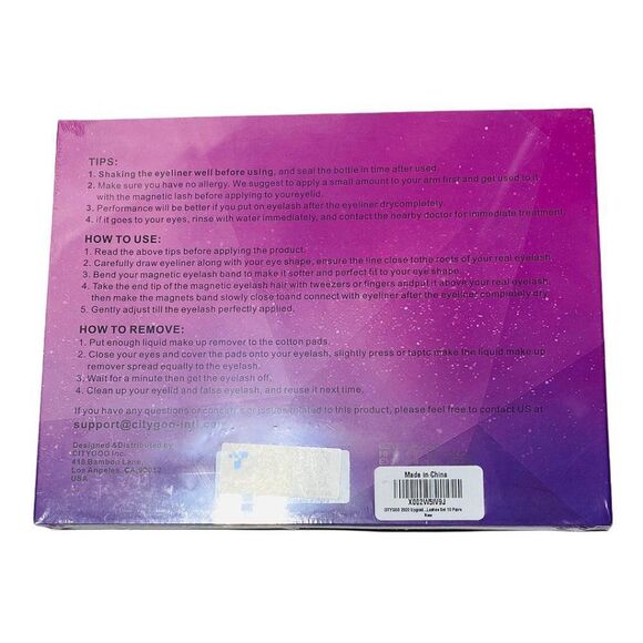 CITYGOO 2021 Upgraded Magnetic Eyelashes Kit and Magnetic Eyeliner - Picture 8 of 9